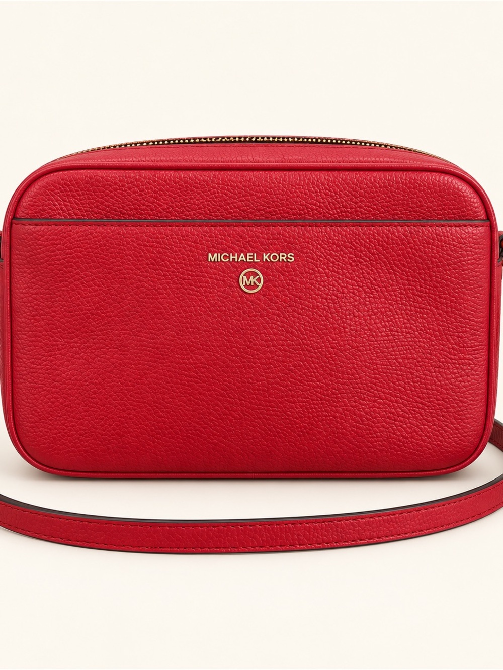 NWOT Michael Kors Red Crossbody Camera Bag